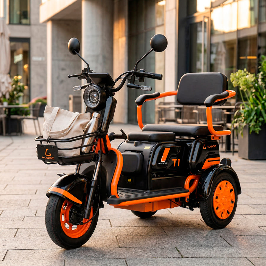 Трицикл kugoo t1 для повседневных задач